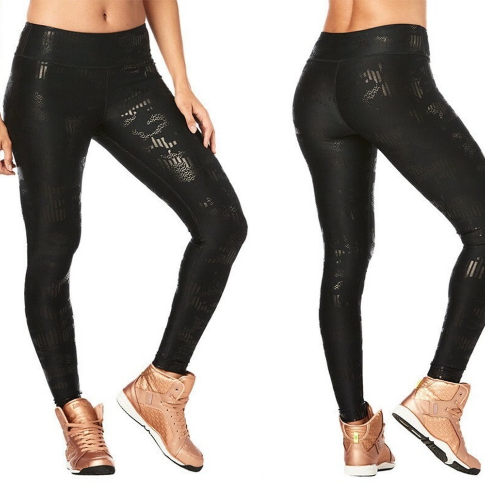 Zumba Camo Ankle Leggings Size Small